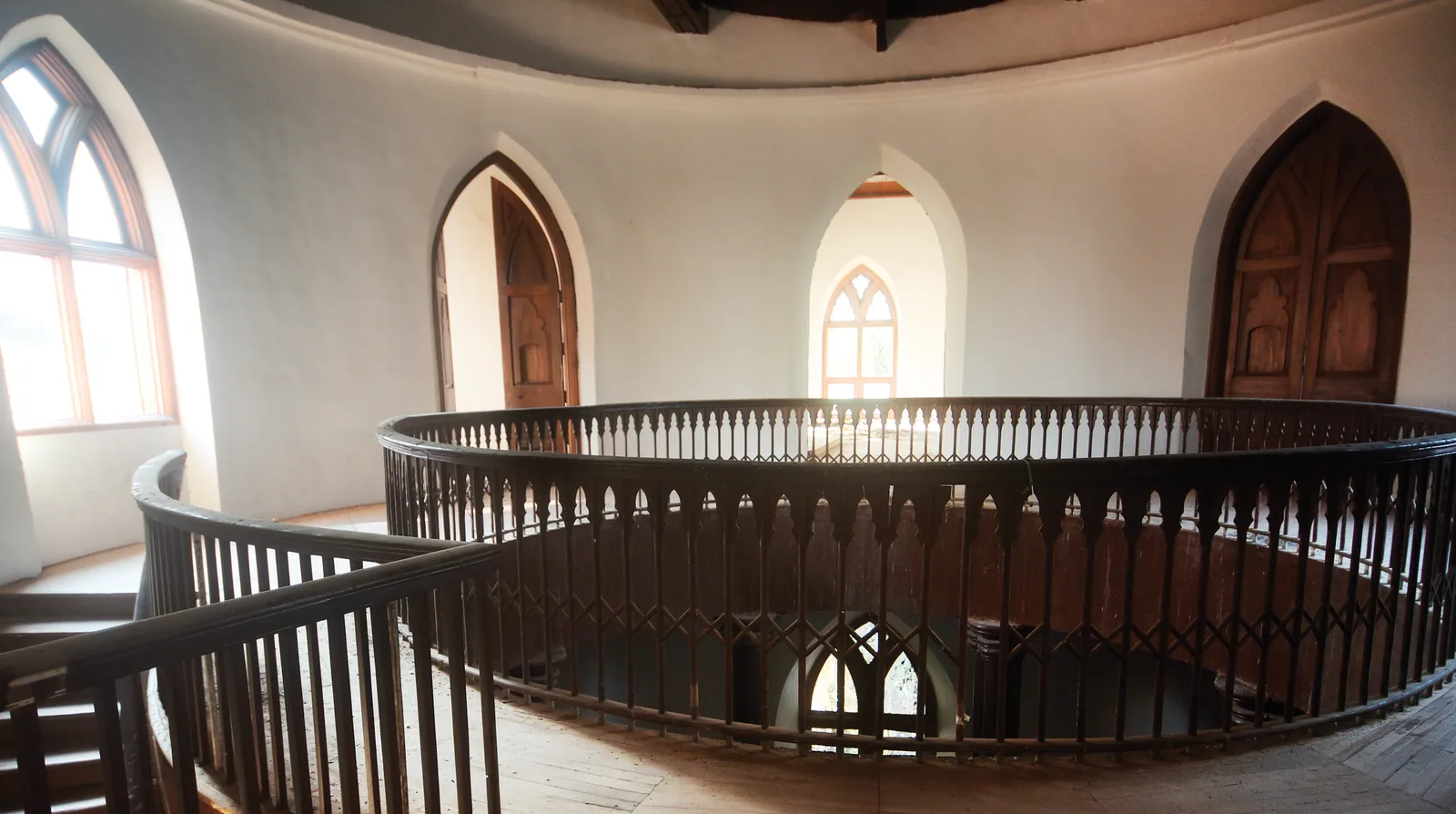 Interior of the original Grant Government Medical College Building, a heritage structure