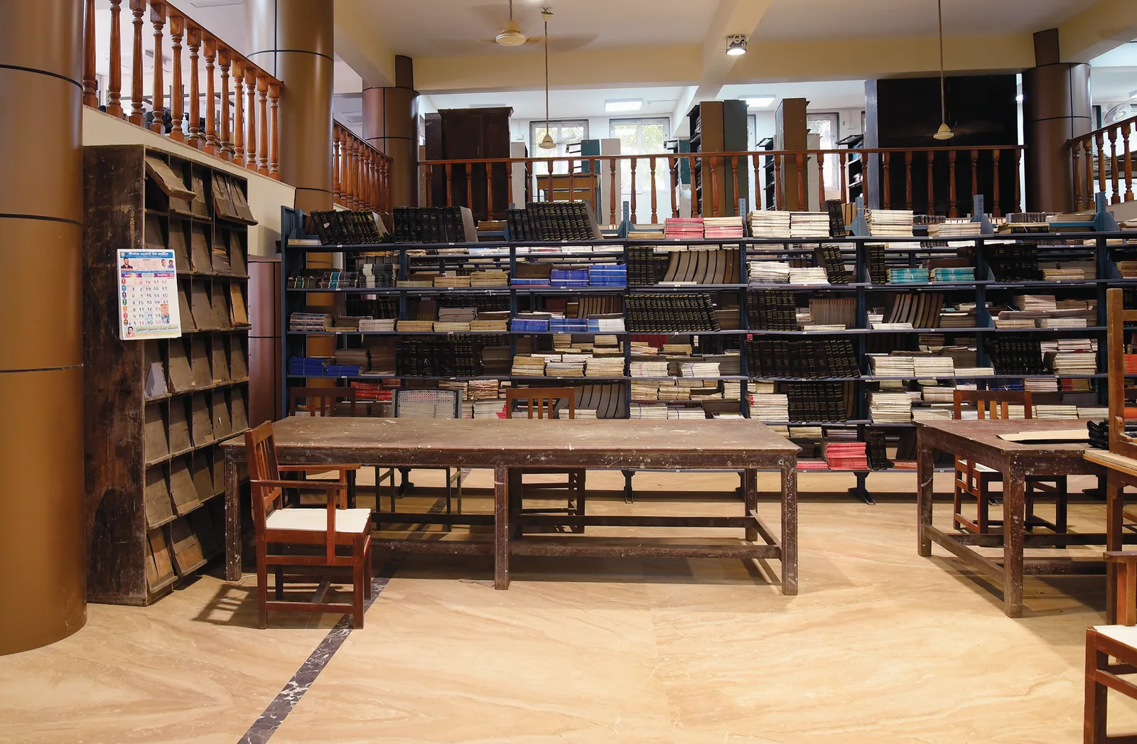 The Central Medical Reference Library, the main academic library that provides students and faculty with access to textbooks, journals and reference materials for study and research